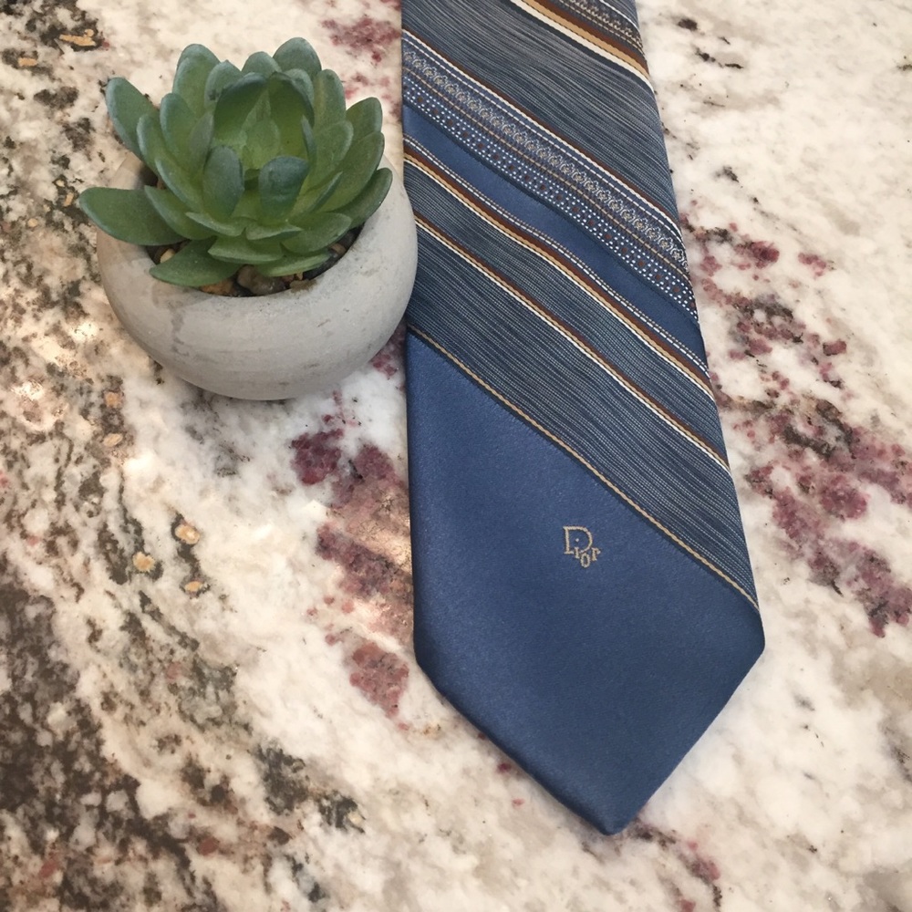 Dior Authentic Men’s Tie Guaranteed Authentic Vintage - Picture 4 of 13
